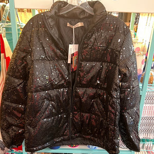 The Sequin Puffer Jacket
