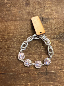 Pink Panache Stretch Stone Bracelet