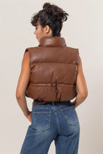 Load image into Gallery viewer, The Crop Puff Vest
