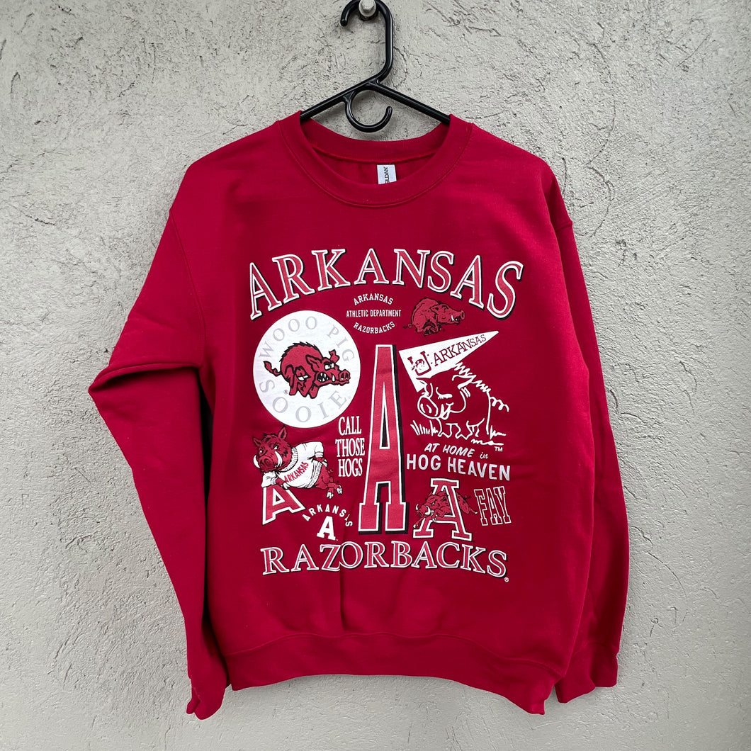 The Arkansas Multi Logo Sweatshirt