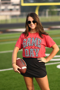 Game Day Checkered Tee