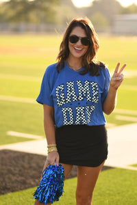 Game Day Checkered Tee