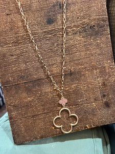 Long Clover Necklace