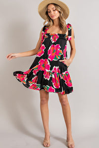 The Flower Power Strappy Dress