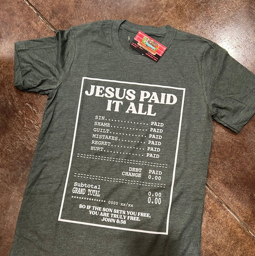 Jesus PAID ALL Tee