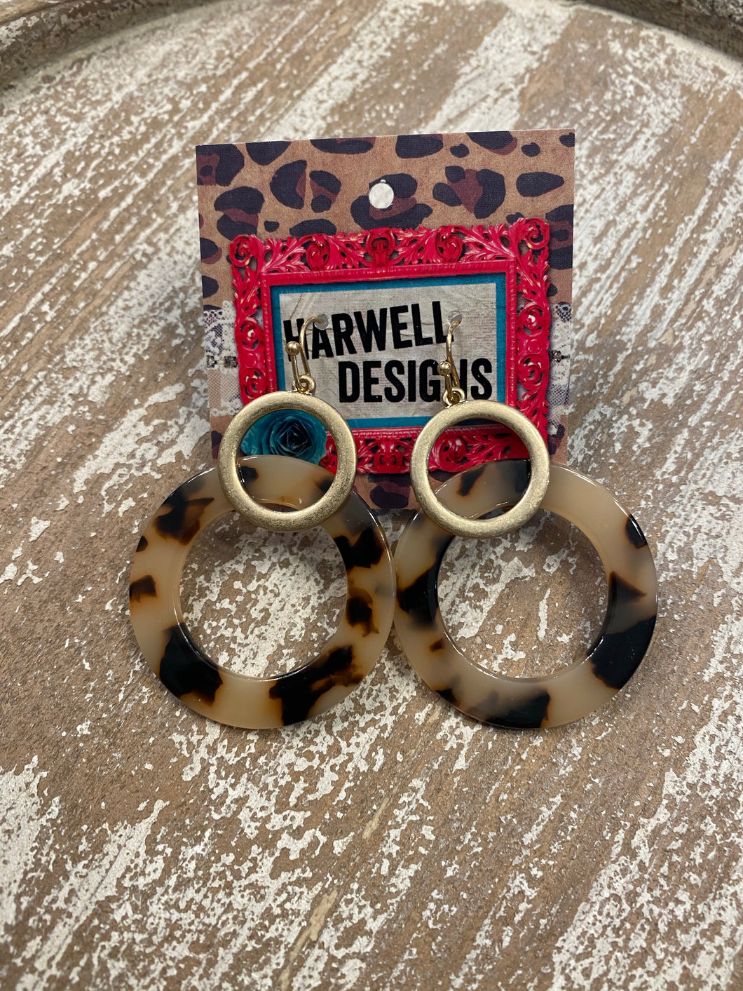 Misc Leopard Earrings