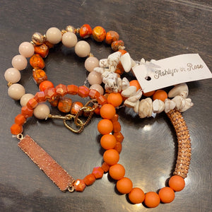 Ashlynn Coral Bracelet Set